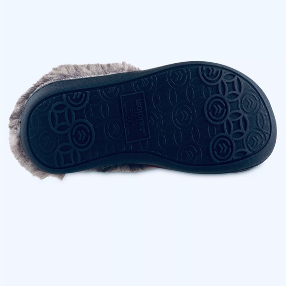 ISOTONER WOMEN’S SABRINE HOODBACK SLIPPERS - Picture 2 of 10